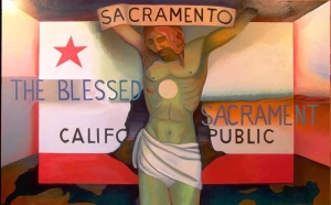 Sacramento_CA, painting by Jacinto Rivera